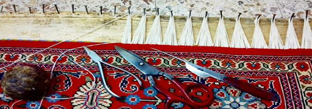 Teppichfransenreparatur