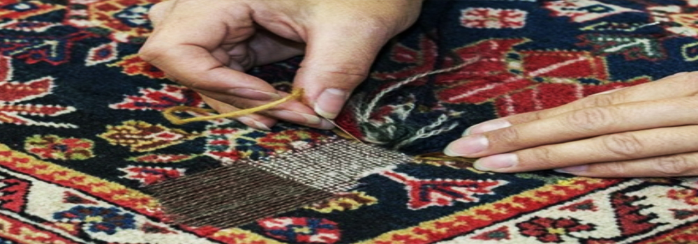Teppichlöcher flicken